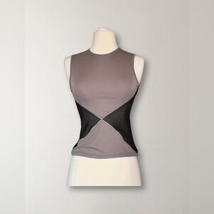 MIAOU Sasha Top in Warm Grey XS *NWT*